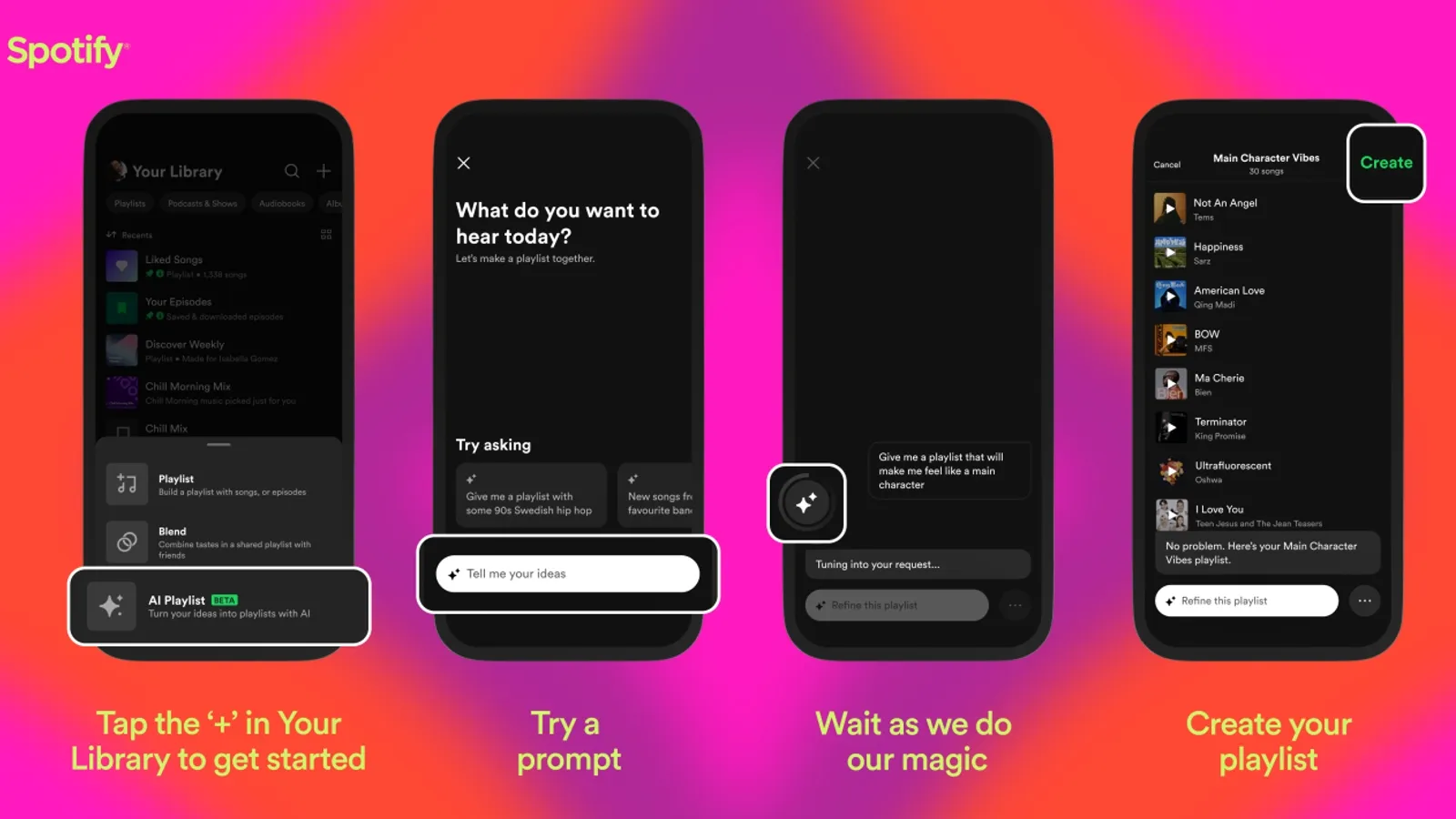 Spotify Debuts AI-Driven Playlists