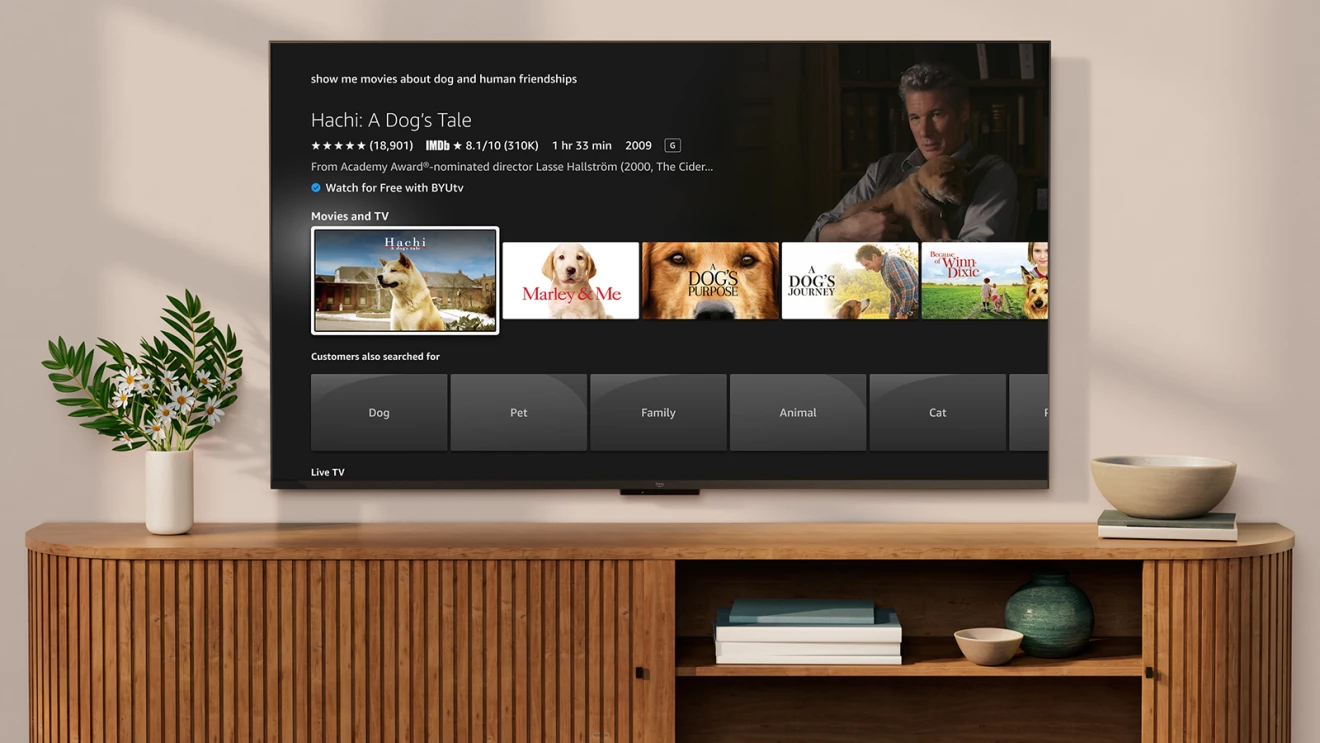 Fire TV Finds Shows by Plots and Quotes