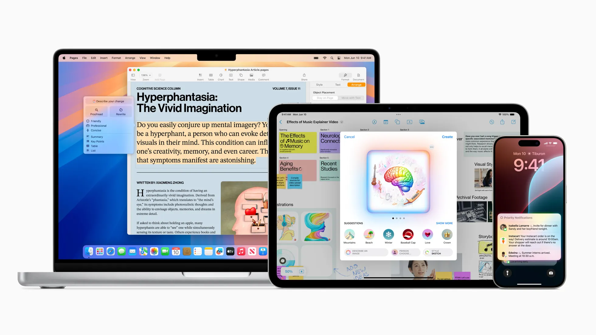 Apple Launches Ecosystem-Wide GenAI