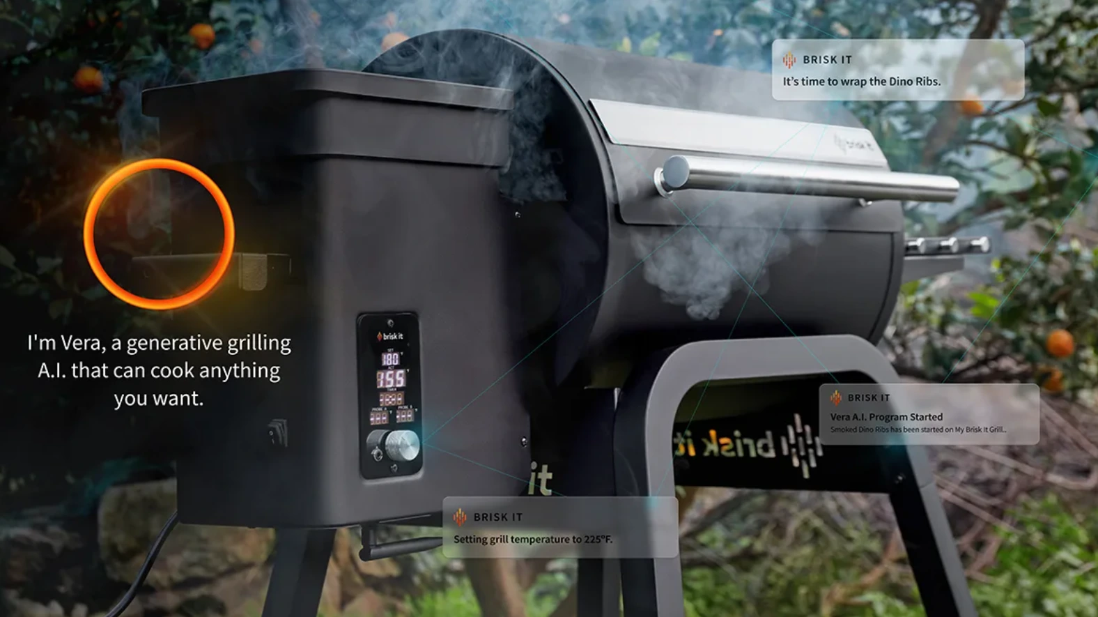 Brisk It Launches Smart Grill