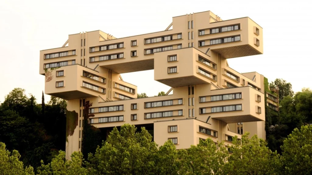 Bank of Georgia headquarters, where the bank runs its GenAI banking assistant